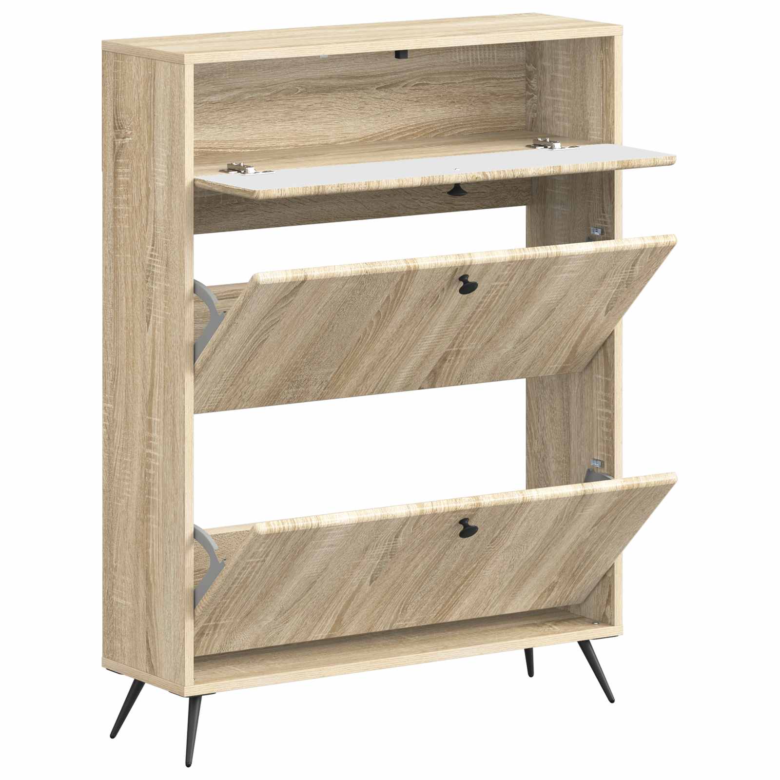 vidaXL Szafka na buty BREDA 78 x 24 x 103 cm Drewno inżynieryjne