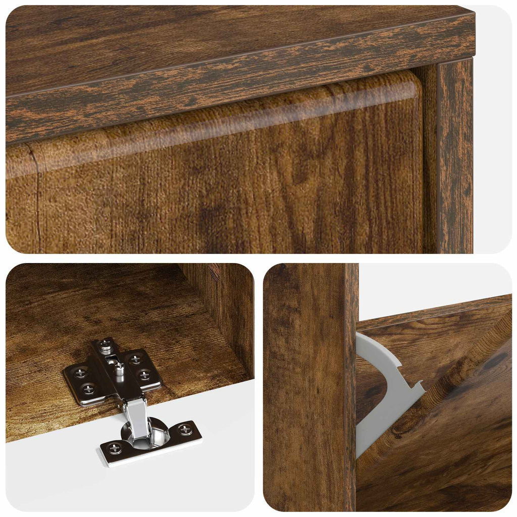 vidaXL Szafka na buty BREDA 78 x 24 x 103 cm Drewno inżynieryjne