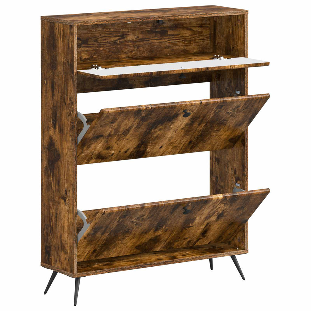 vidaXL Szafka na buty BREDA 78 x 24 x 103 cm Drewno inżynieryjne
