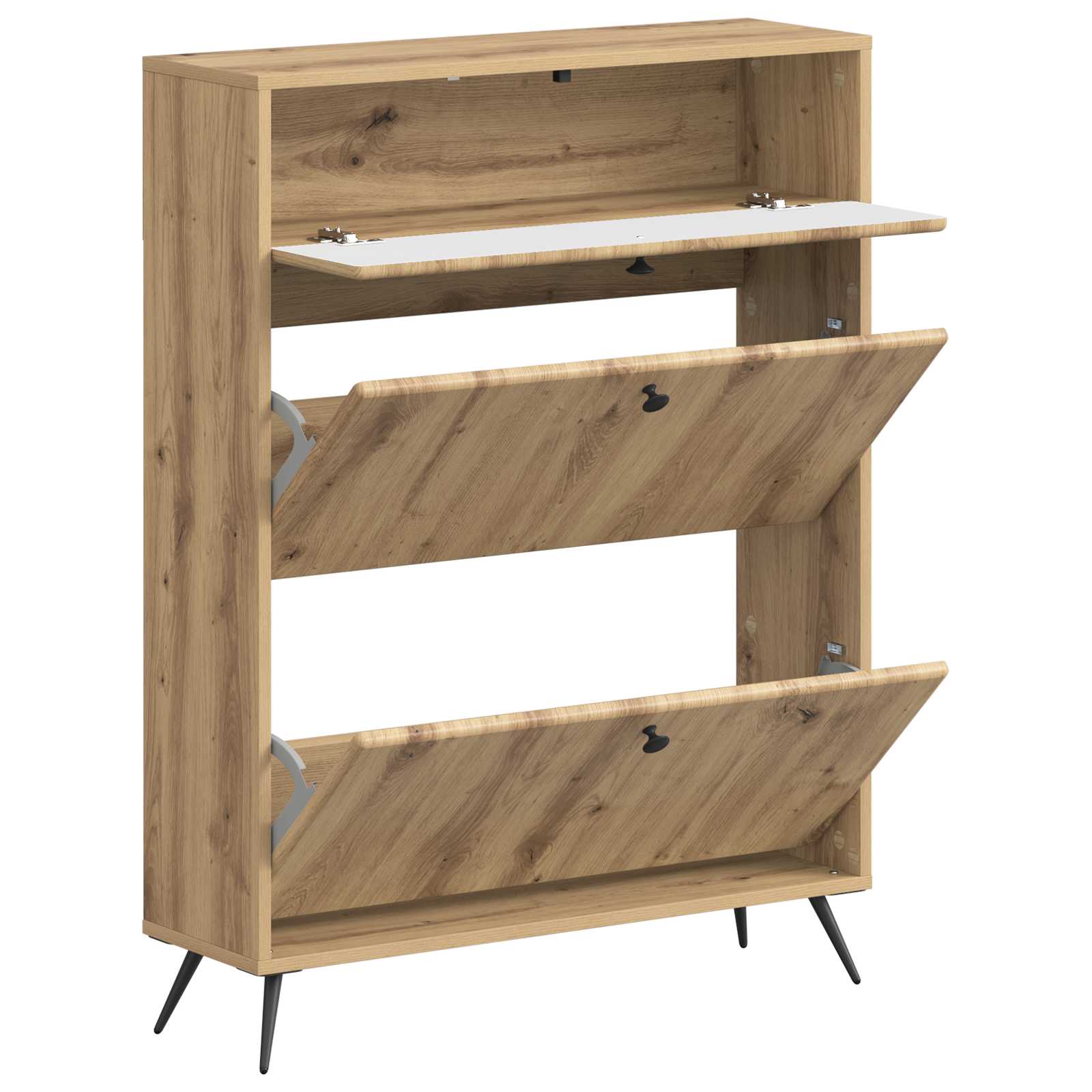 vidaXL Szafka na buty BREDA 78 x 24 x 103 cm Drewno inżynieryjne