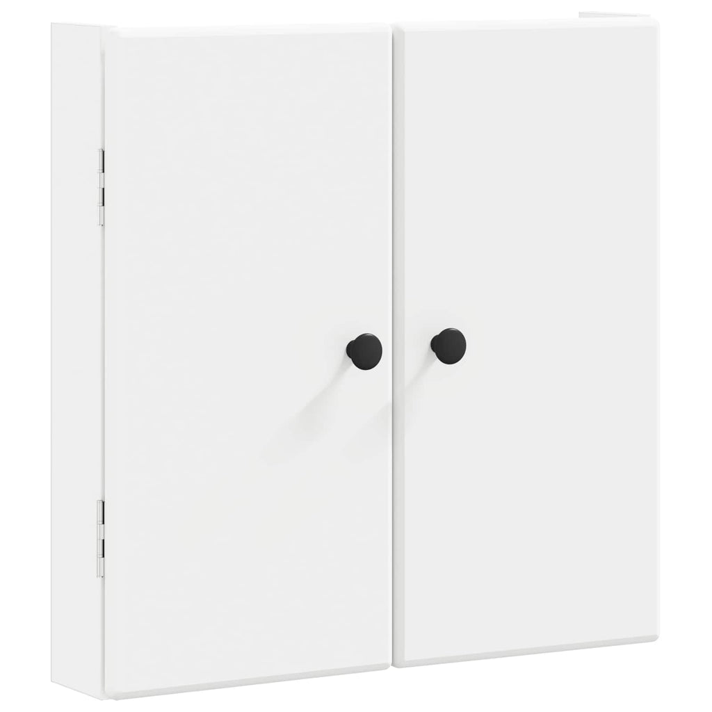 vidaXL Szafka na tarczę do rzutków BREDA Biały 52,5 x 10,5 x 53,5 cm