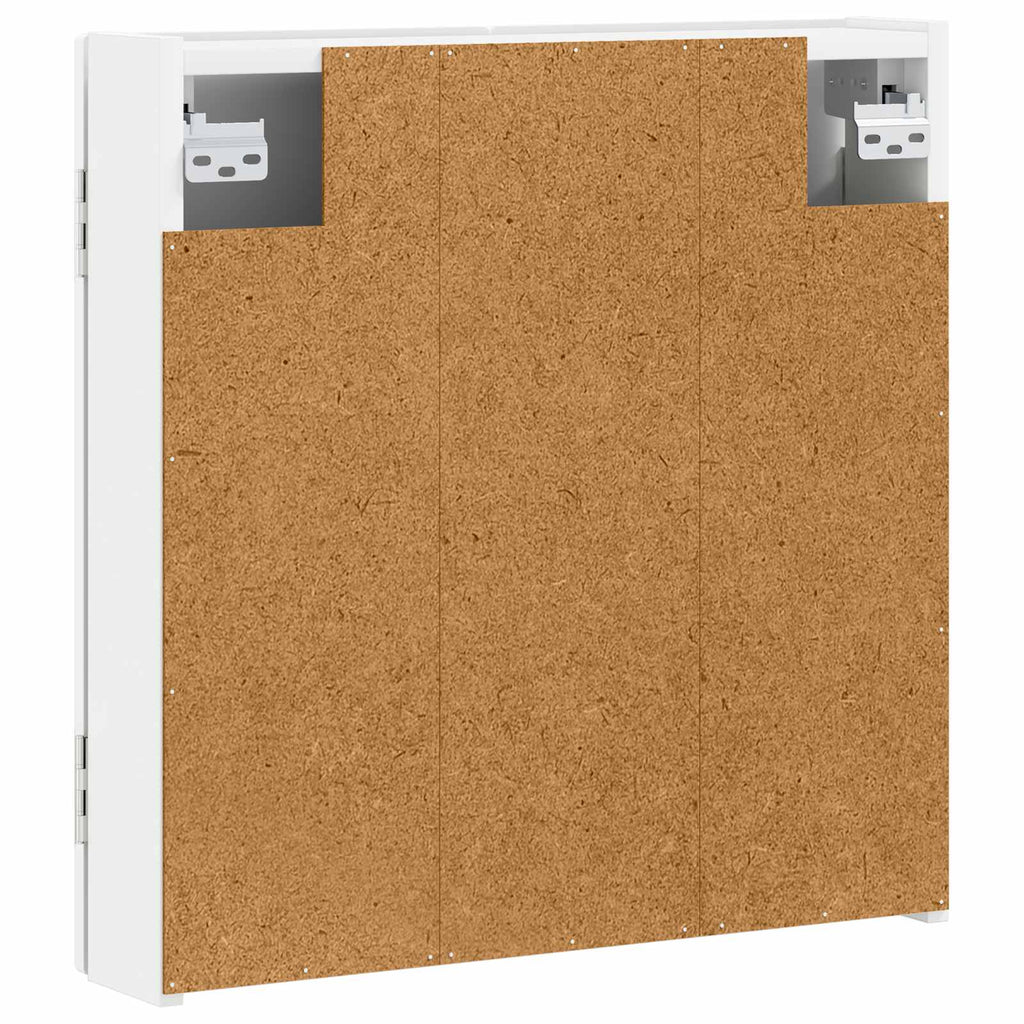 vidaXL Szafka na tarczę do rzutków BREDA Biały 52,5 x 10,5 x 53,5 cm