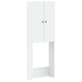 vidaXL Szafka toaletowa BREDA Biały 66 x 25,5 x 190 cm