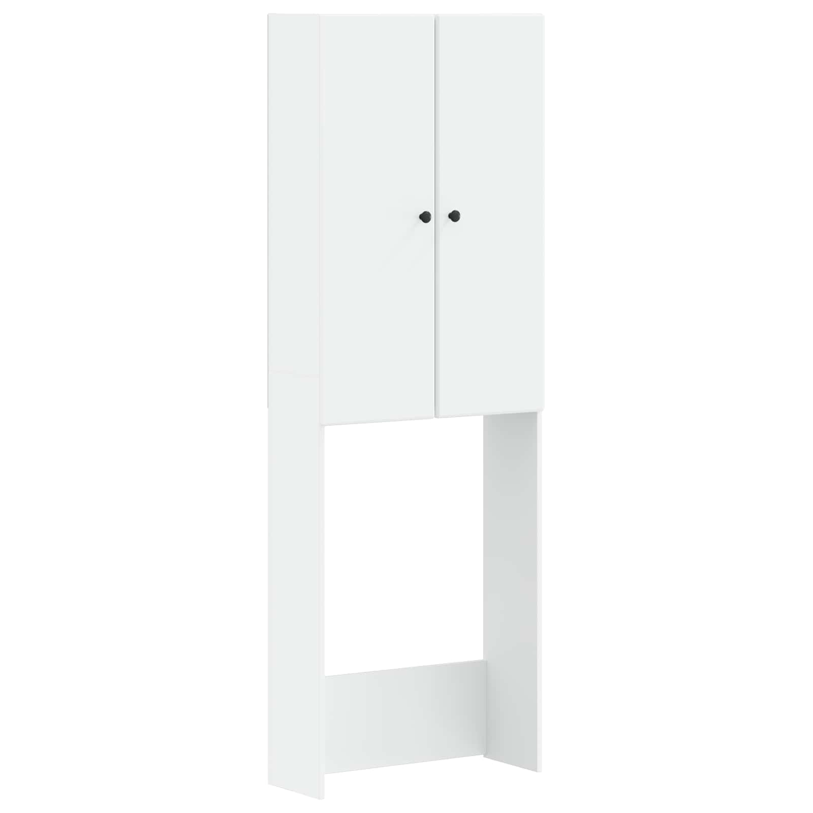 vidaXL Szafka toaletowa BREDA Biały 66 x 25,5 x 190 cm