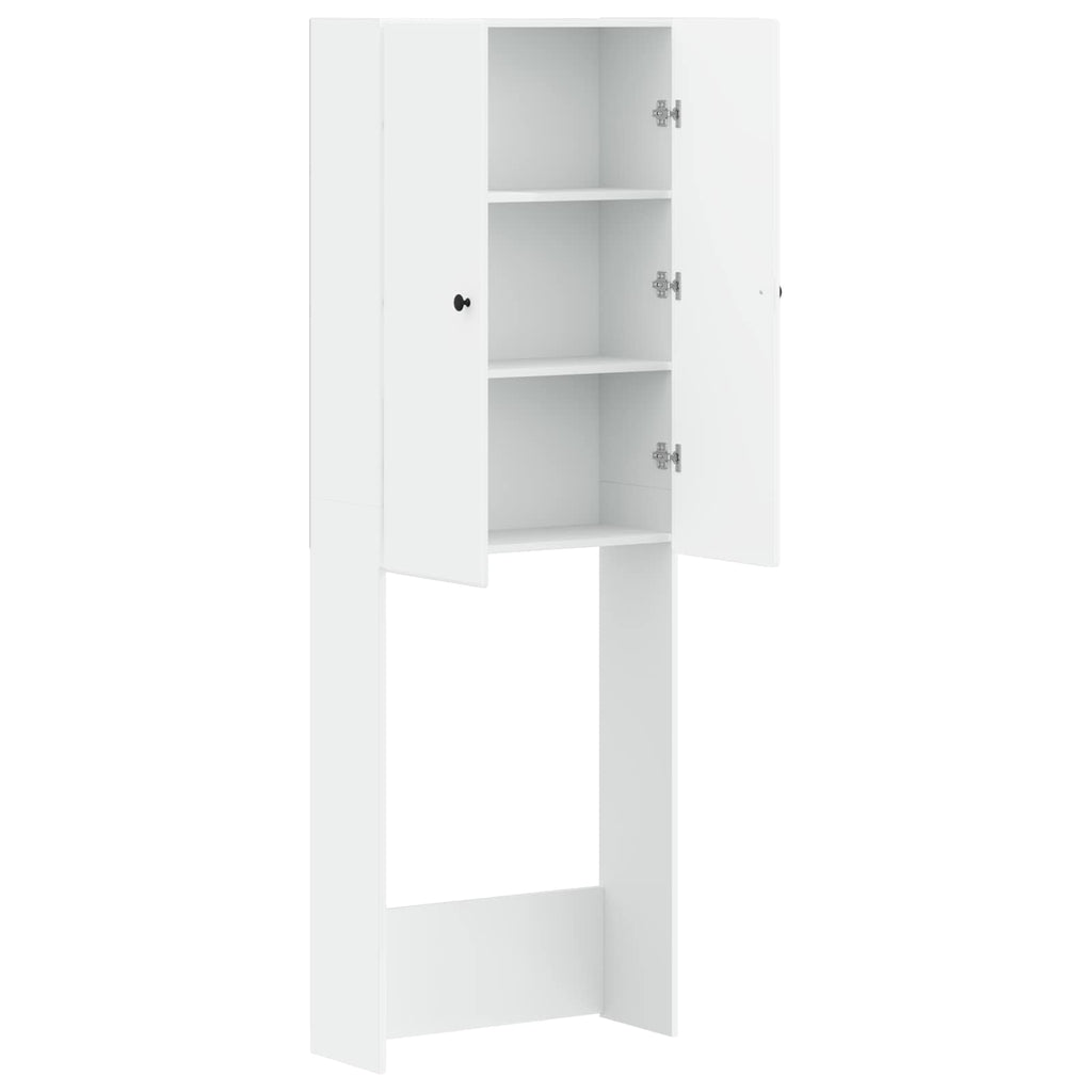 vidaXL Szafka toaletowa BREDA Biały 66 x 25,5 x 190 cm