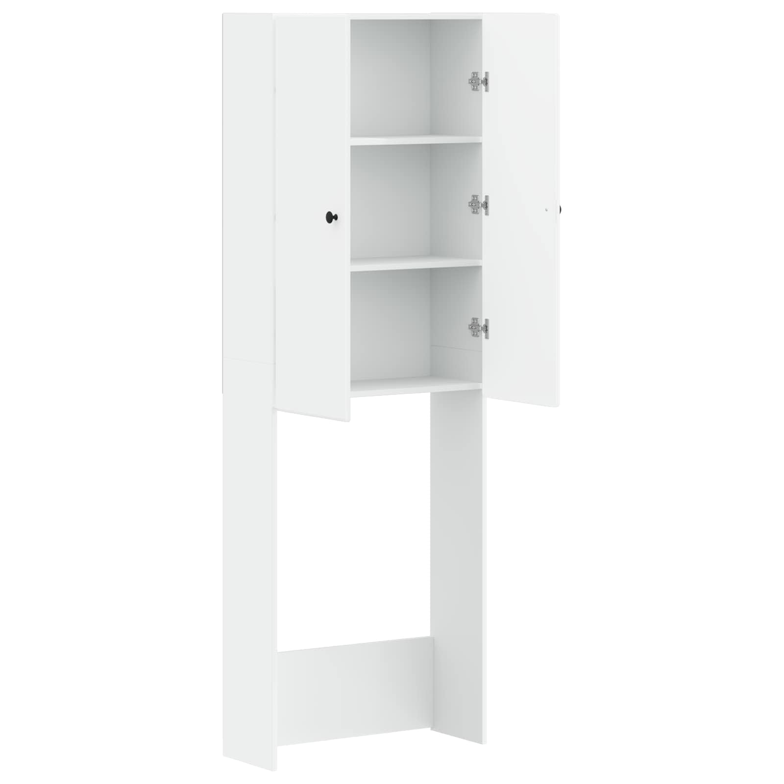 vidaXL Szafka toaletowa BREDA Biały 66 x 25,5 x 190 cm