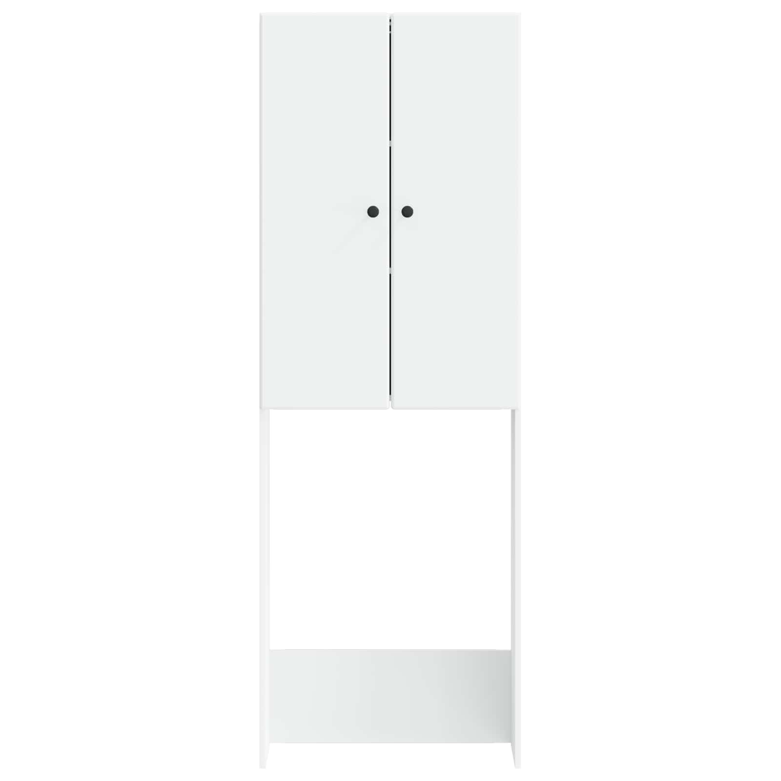 vidaXL Szafka toaletowa BREDA Biały 66 x 25,5 x 190 cm