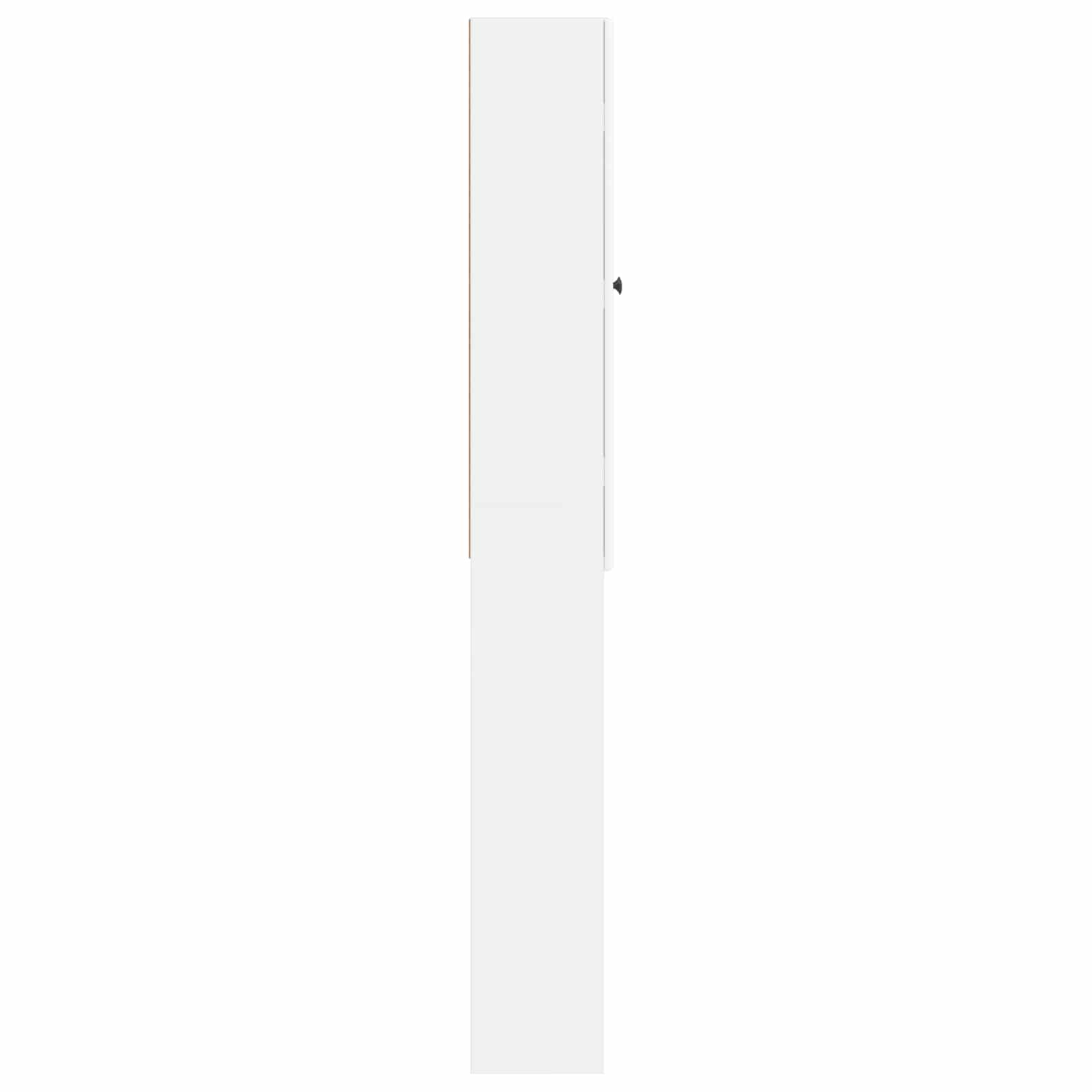 vidaXL Szafka toaletowa BREDA Biały 66 x 25,5 x 190 cm