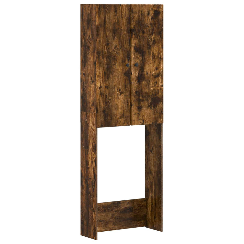 vidaXL Szafka toaletowa BREDA Dąb wędzony 66 x 25,5 x 190 cm