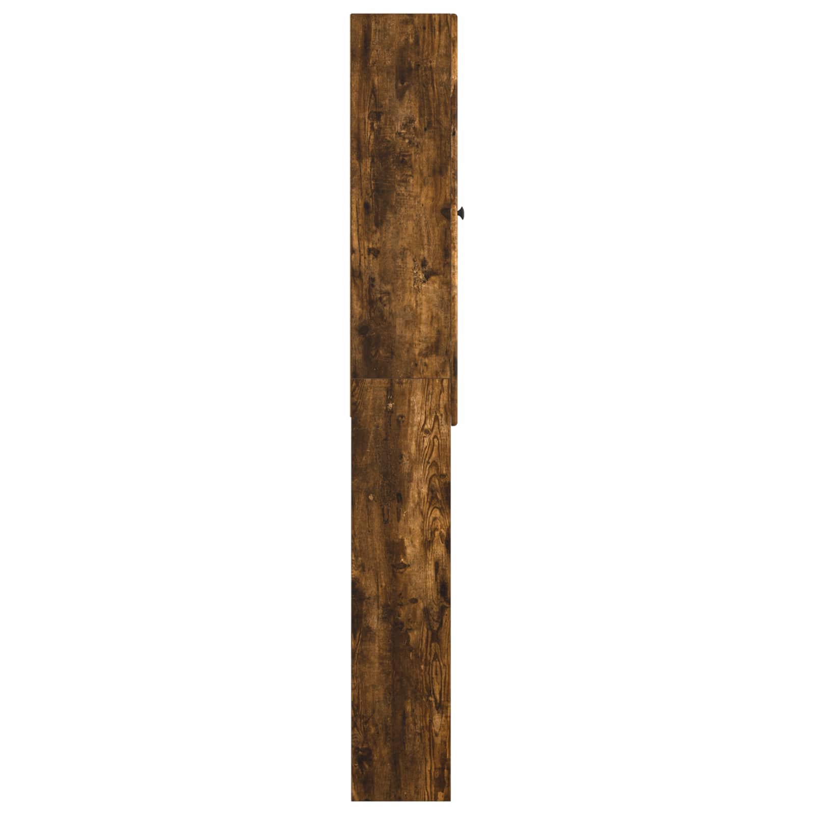 vidaXL Szafka toaletowa BREDA Dąb wędzony 66 x 25,5 x 190 cm