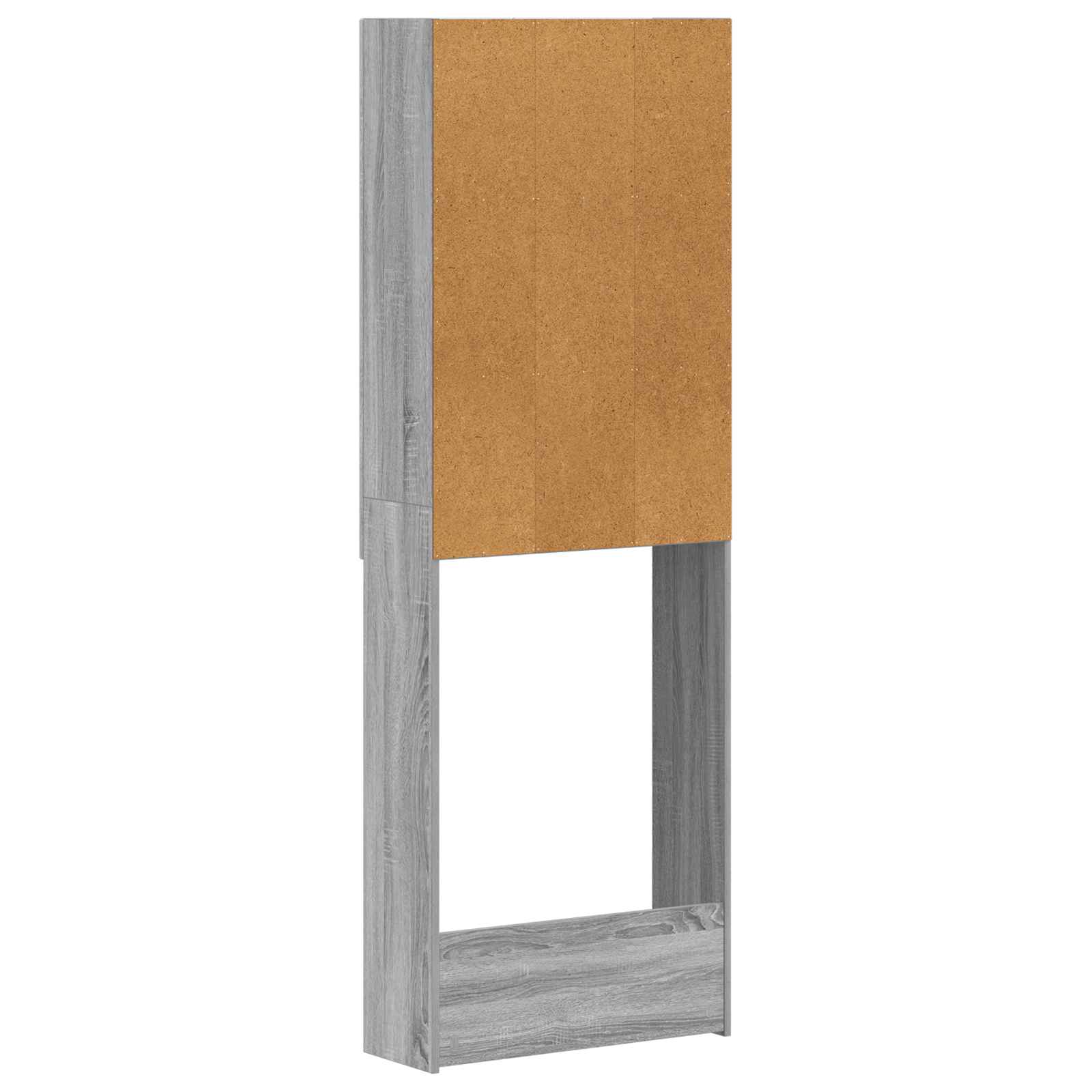 vidaXL Szafka toaletowa BREDA Szary Sonoma 66 x 25,5 x 190 cm