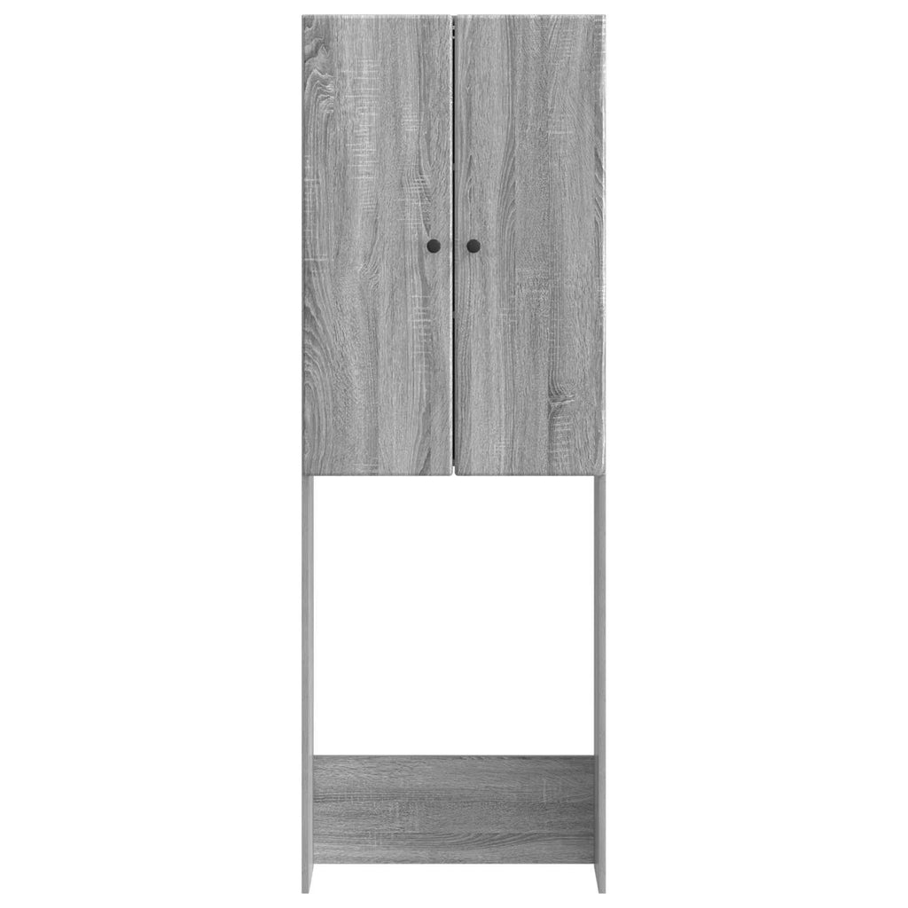 vidaXL Szafka toaletowa BREDA Szary Sonoma 66 x 25,5 x 190 cm