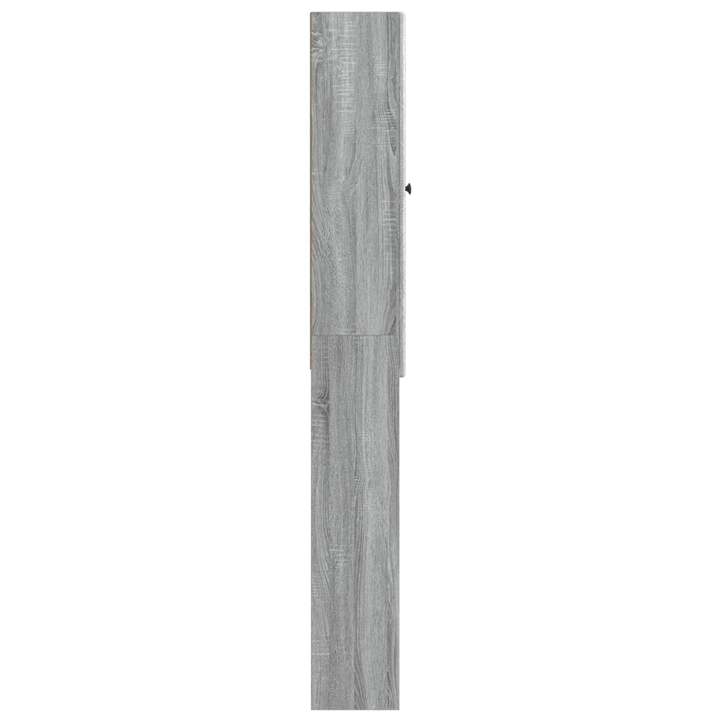 vidaXL Szafka toaletowa BREDA Szary Sonoma 66 x 25,5 x 190 cm