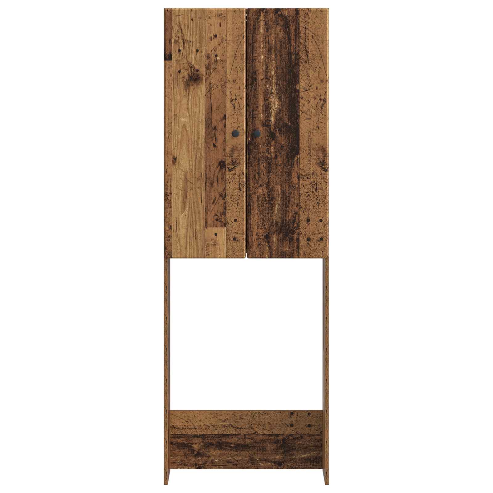 vidaXL Szafka toaletowa BREDA Stare drewno 66 x 25,5 x 190 cm