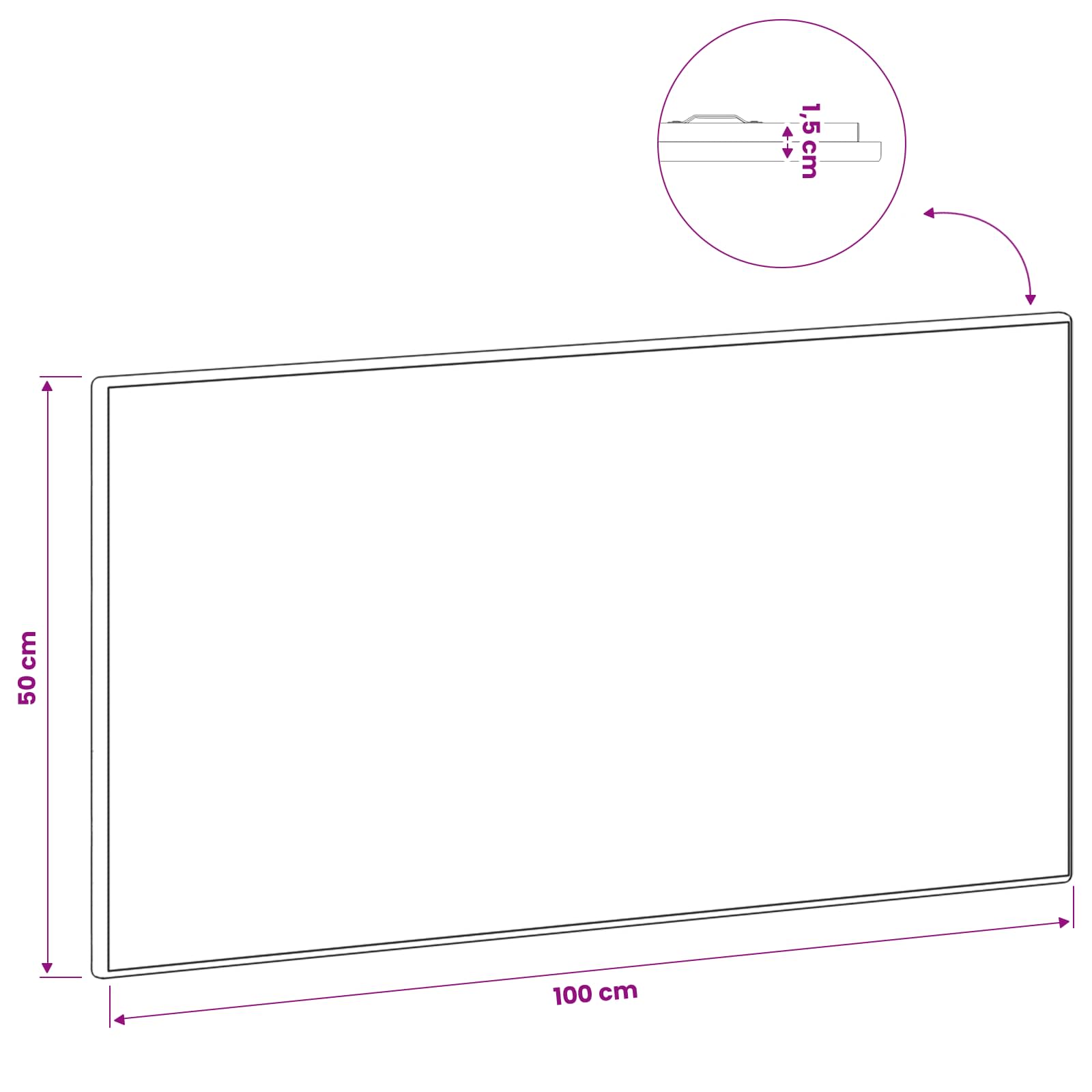 vidaXL Zagłówek montowany na ścianie BREDA Czarny Drewno inżynieryjne