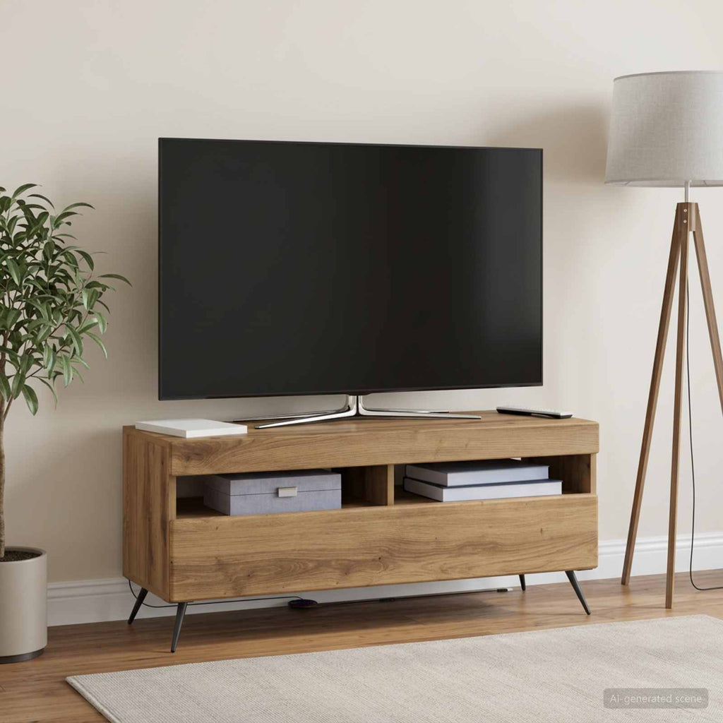 vidaXL Szafka na Telewizor LED Dąb artisan Drewno inżynieryjne