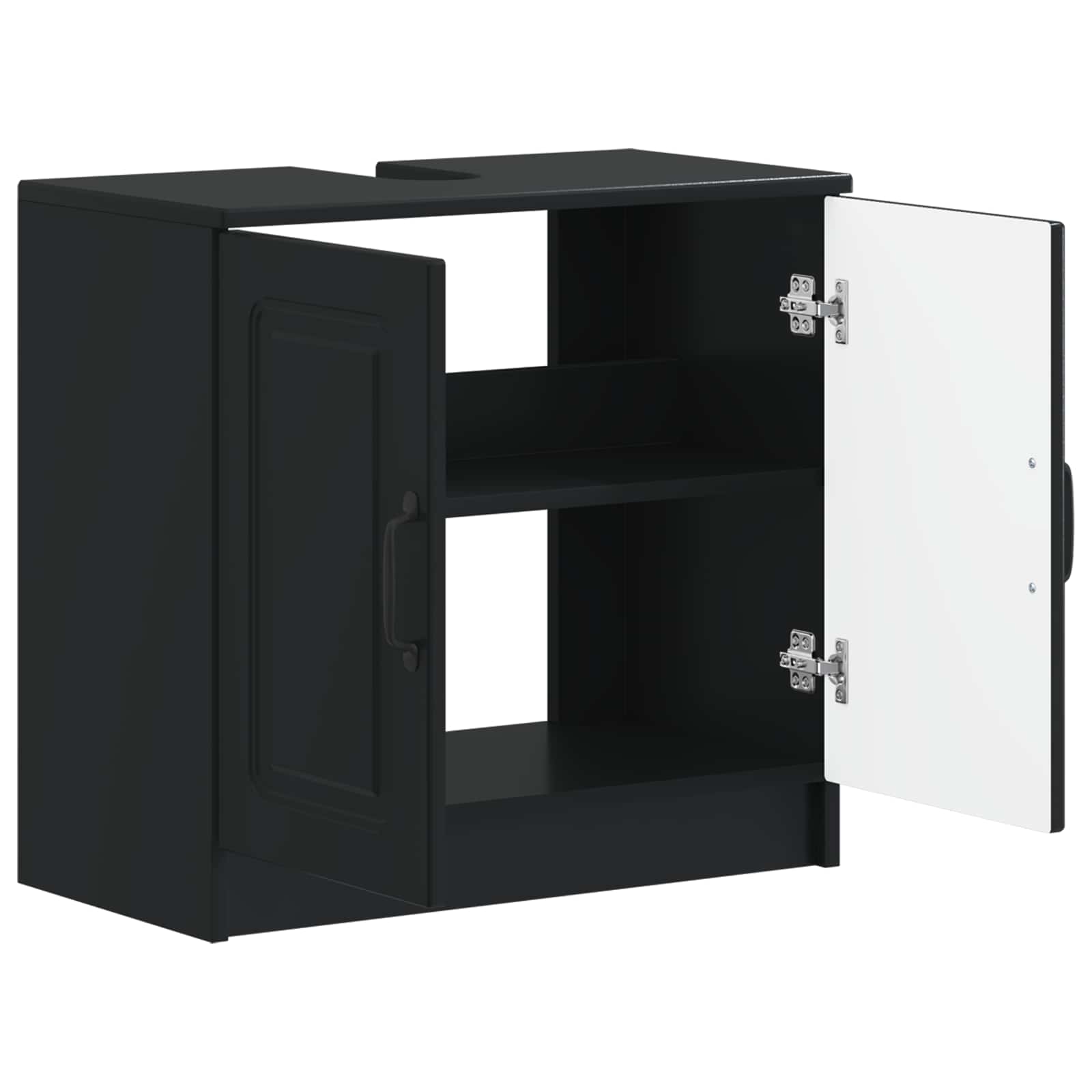 vidaXL Szafka pod umywalkę UTRECHT Czarny 59,5 x 31,5 x 59 cm