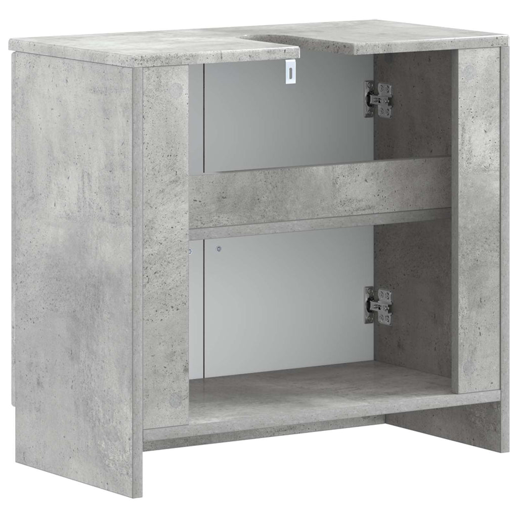 vidaXL Szafka pod umywalkę UTRECHT Betonowy szary 59,5 x 31,5 x 59 cm