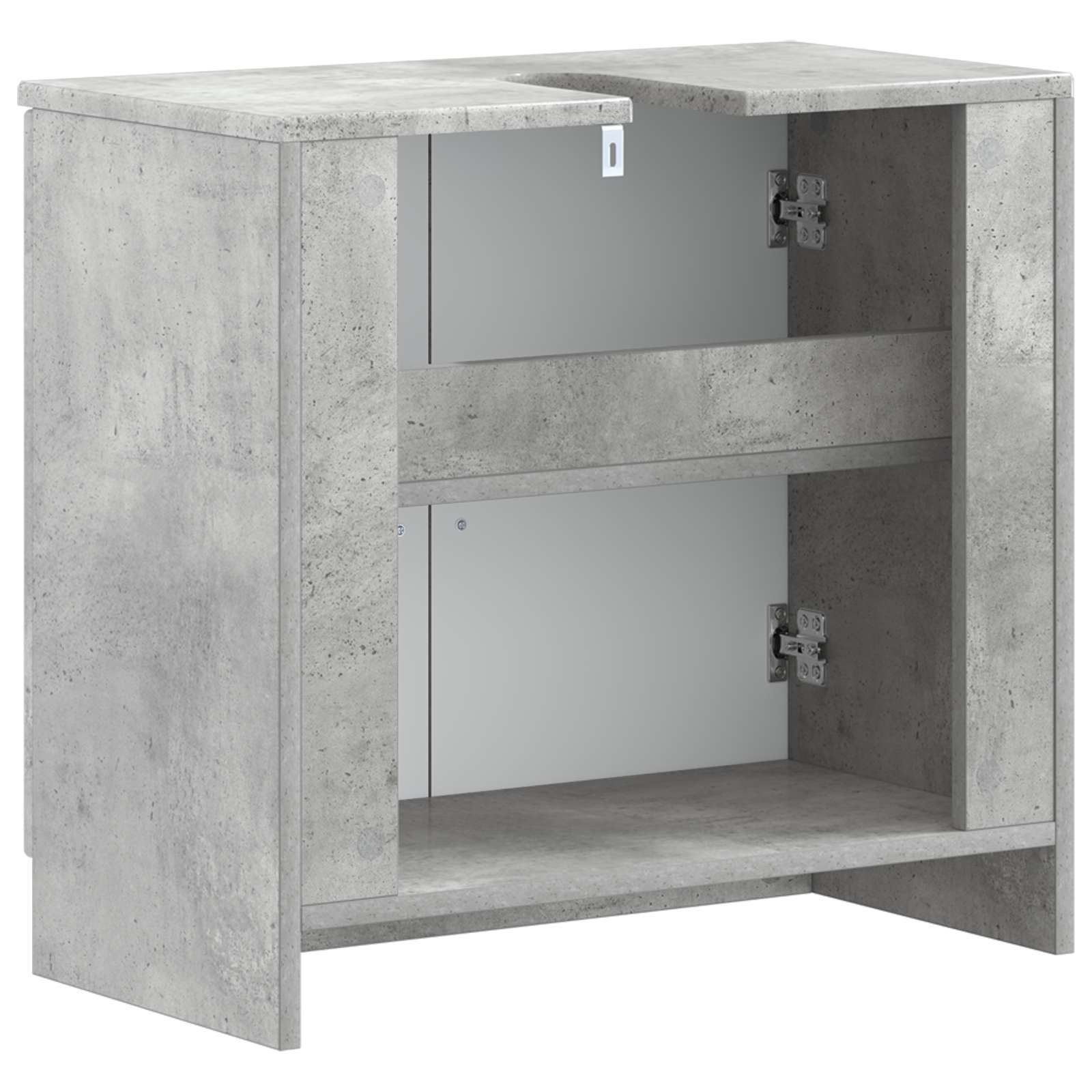 vidaXL Szafka pod umywalkę UTRECHT Betonowy szary 59,5 x 31,5 x 59 cm