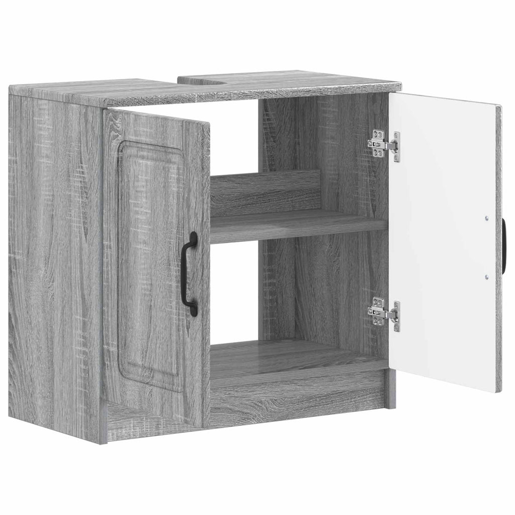 vidaXL Szafka pod umywalkę UTRECHT Szary Sonoma 59,5 x 31,5 x 59 cm