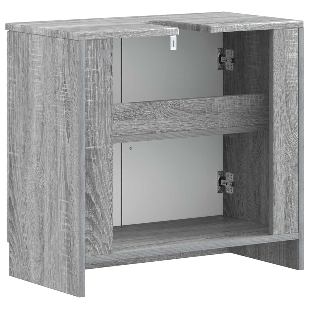 vidaXL Szafka pod umywalkę UTRECHT Szary Sonoma 59,5 x 31,5 x 59 cm