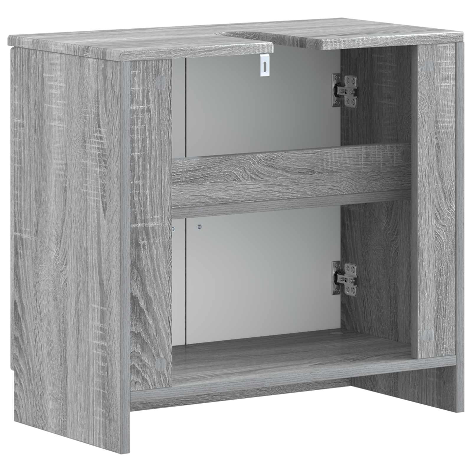 vidaXL Szafka pod umywalkę UTRECHT Szary Sonoma 59,5 x 31,5 x 59 cm