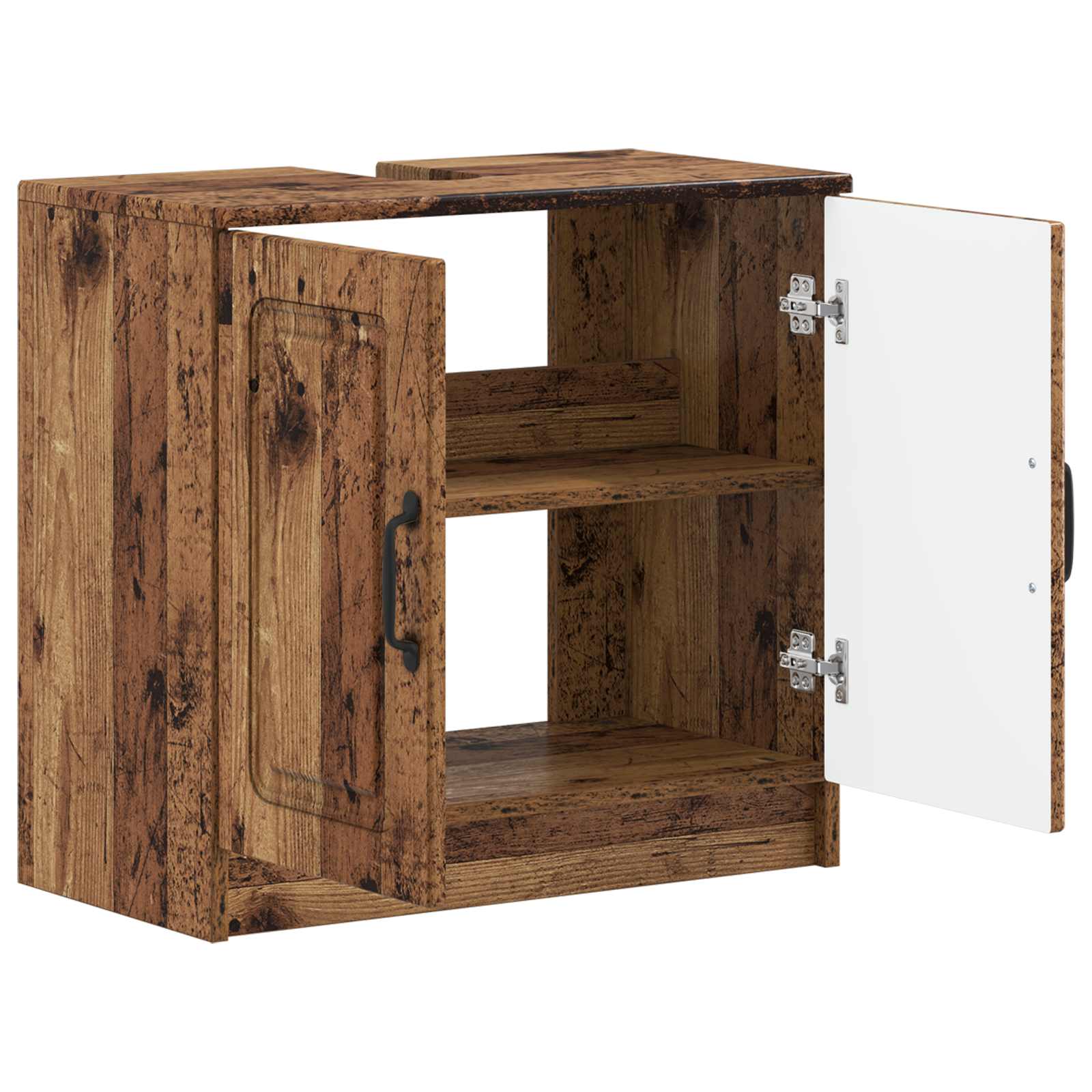 vidaXL Szafka pod umywalkę UTRECHT Stare drewno 59,5 x 31,5 x 59 cm