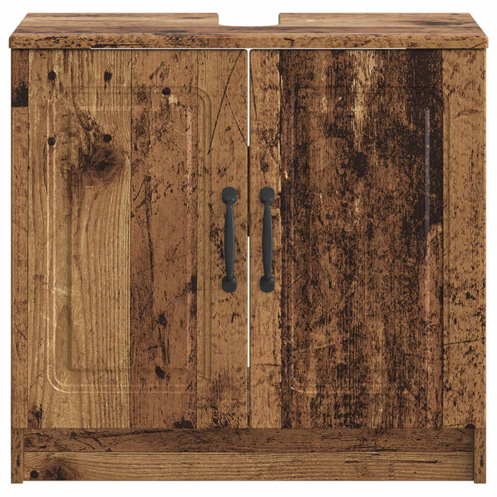 vidaXL Szafka pod umywalkę UTRECHT Stare drewno 59,5 x 31,5 x 59 cm