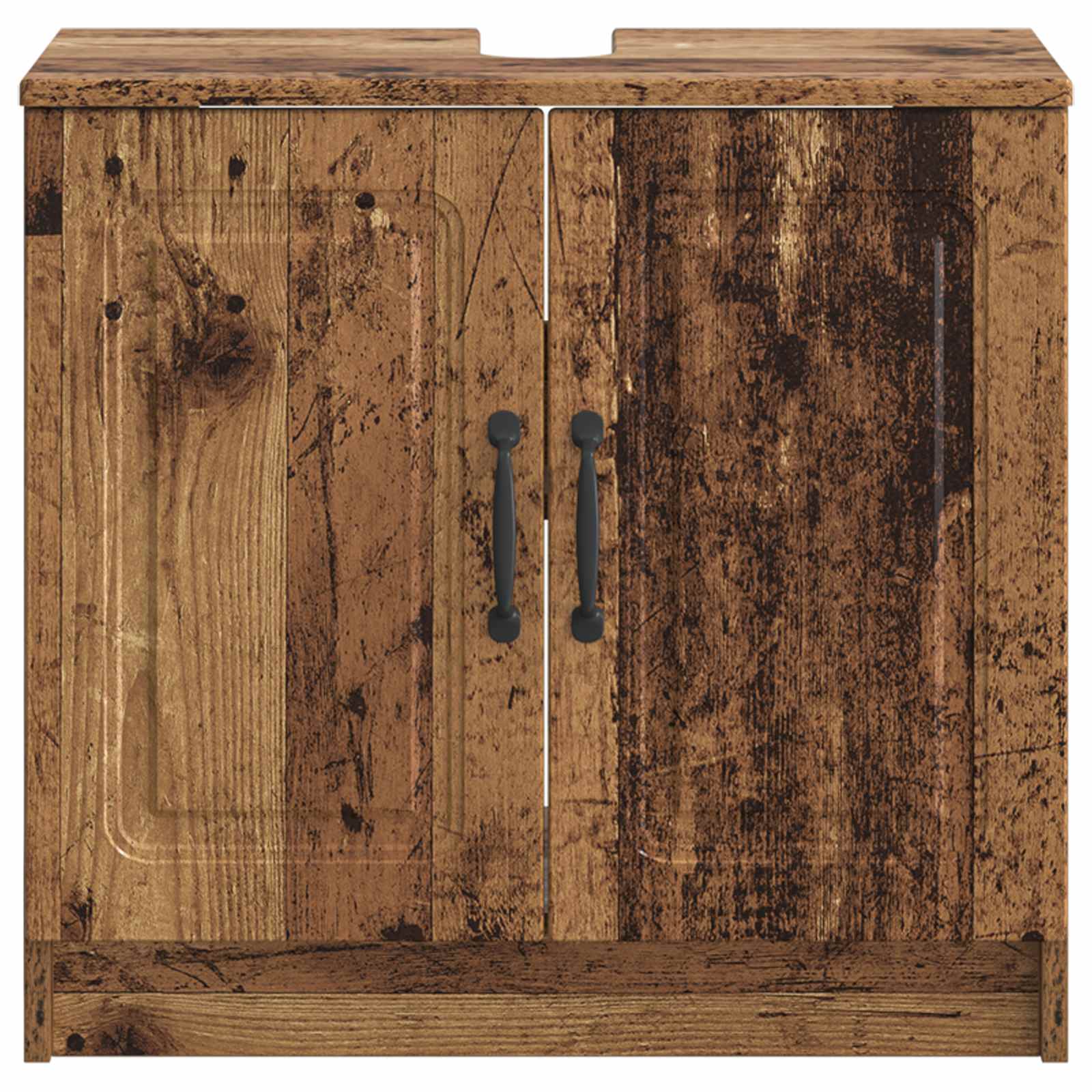 vidaXL Szafka pod umywalkę UTRECHT Stare drewno 59,5 x 31,5 x 59 cm