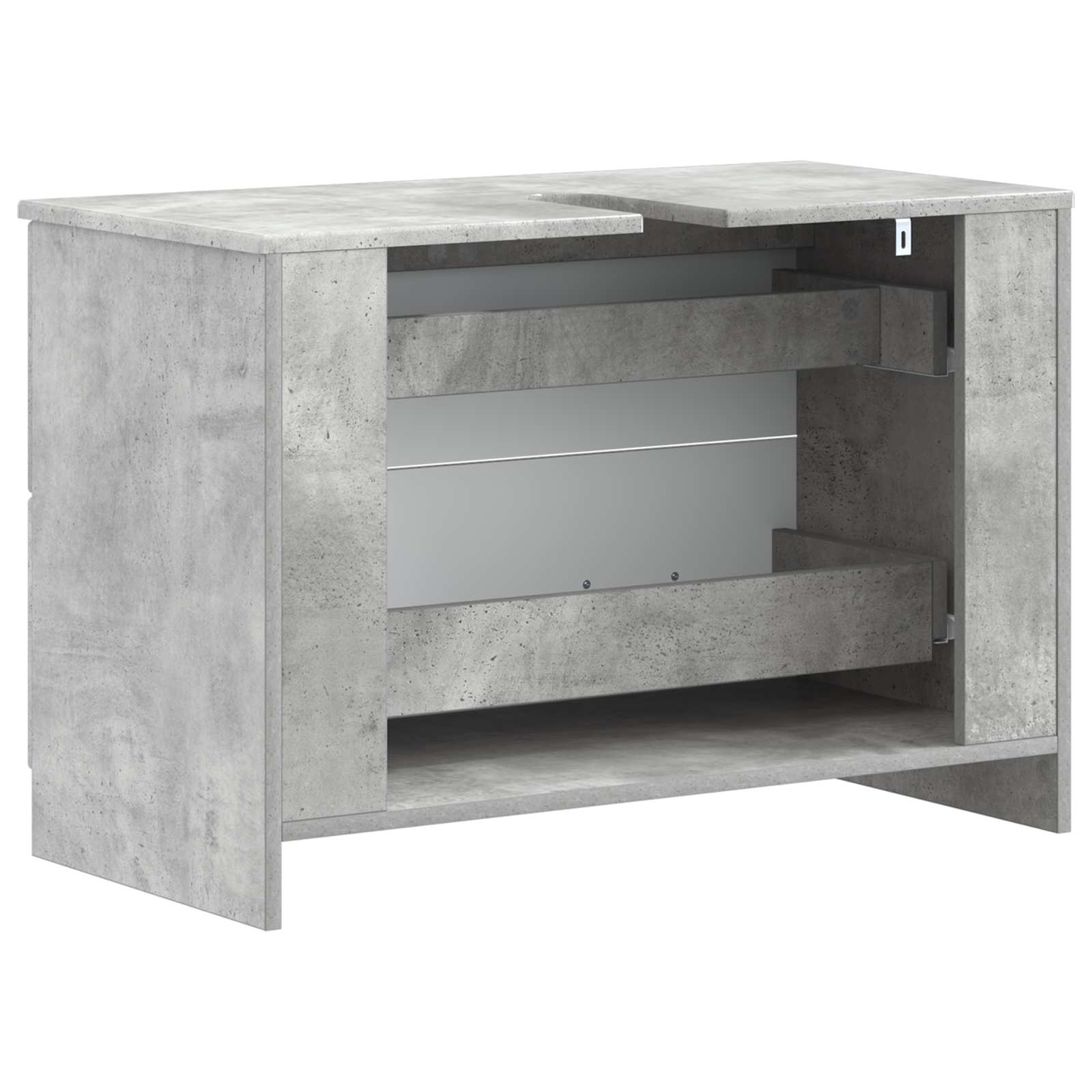 vidaXL Szafka pod umywalkę UTRECHT Betonowy szary 82 x 41 x 56 cm