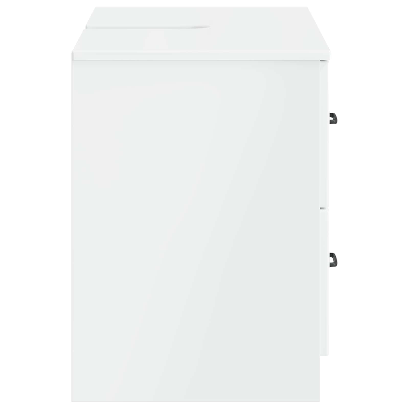 vidaXL Szafka pod umywalkę UTRECHT Biały wysoki połysk 82 x 41 x 56 cm