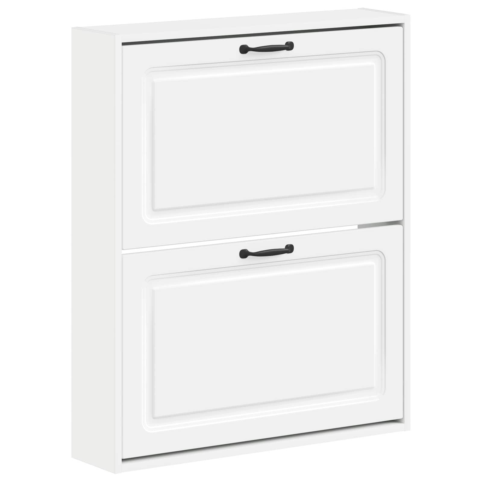 vidaXL Wisząca szafka na buty UTRECHT 71 x 17 x 86 cm Biały