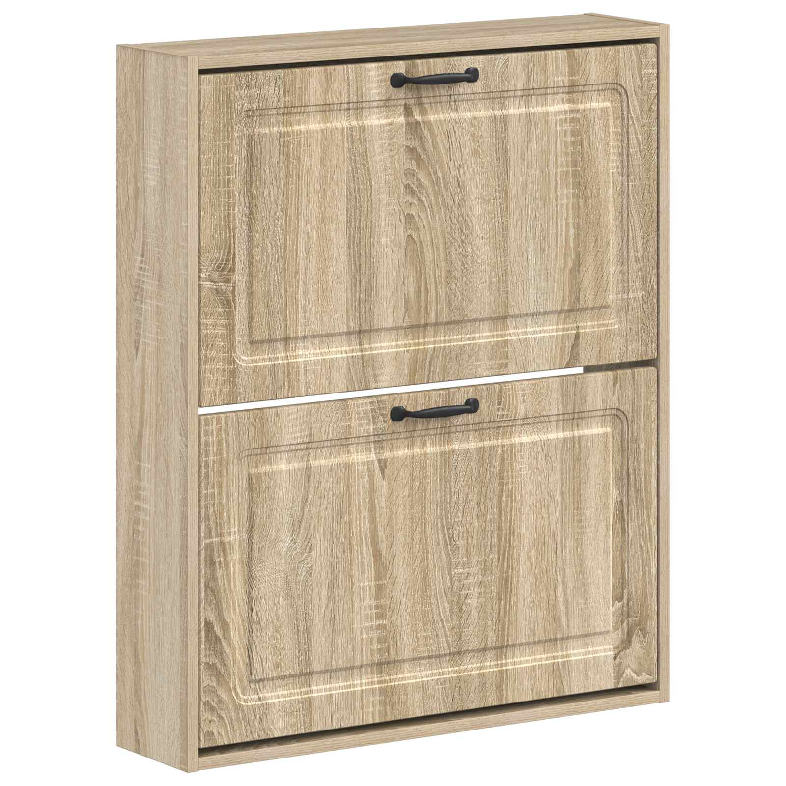 vidaXL Wisząca szafka na buty UTRECHT 71 x 17 x 86 cm dąb Sonoma