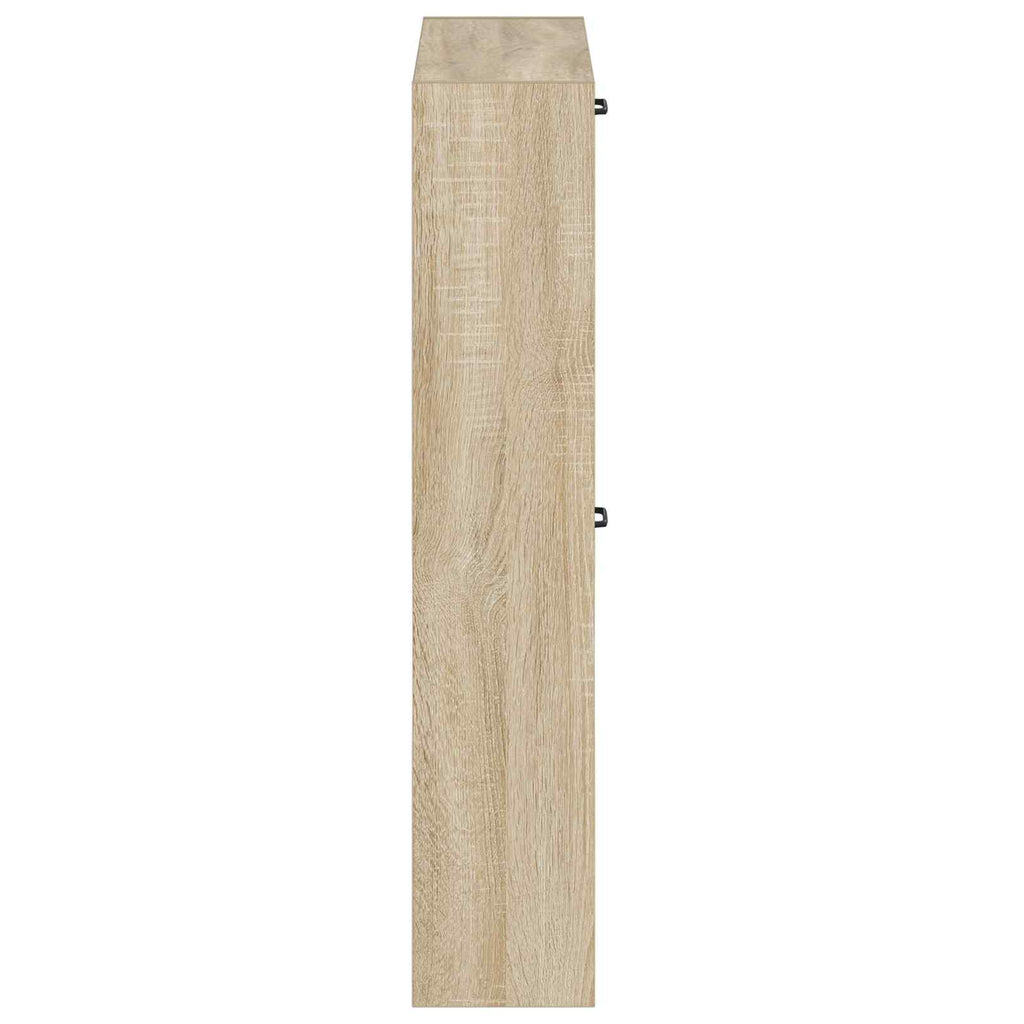 vidaXL Wisząca szafka na buty UTRECHT 71 x 17 x 86 cm dąb Sonoma