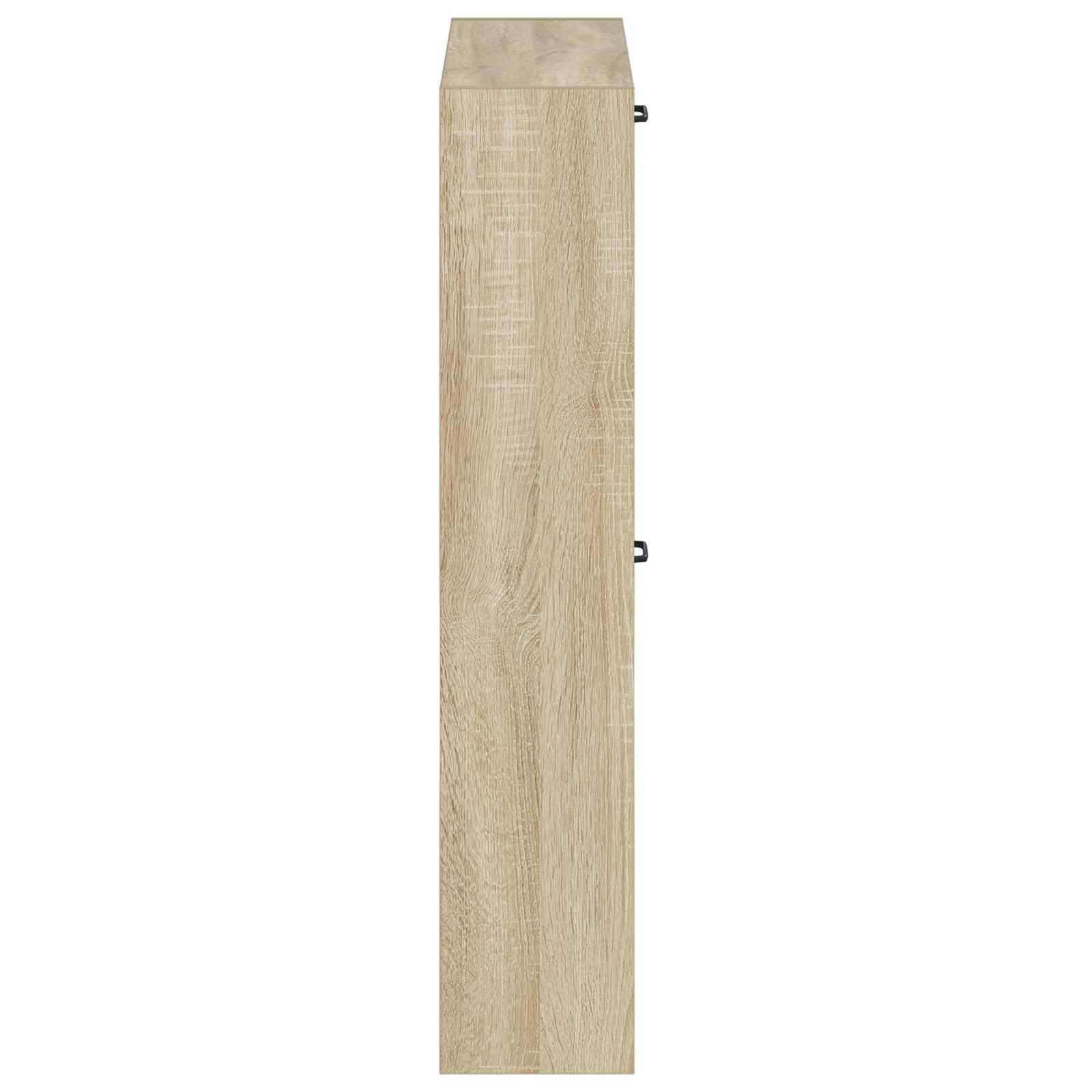 vidaXL Wisząca szafka na buty UTRECHT 71 x 17 x 86 cm dąb Sonoma