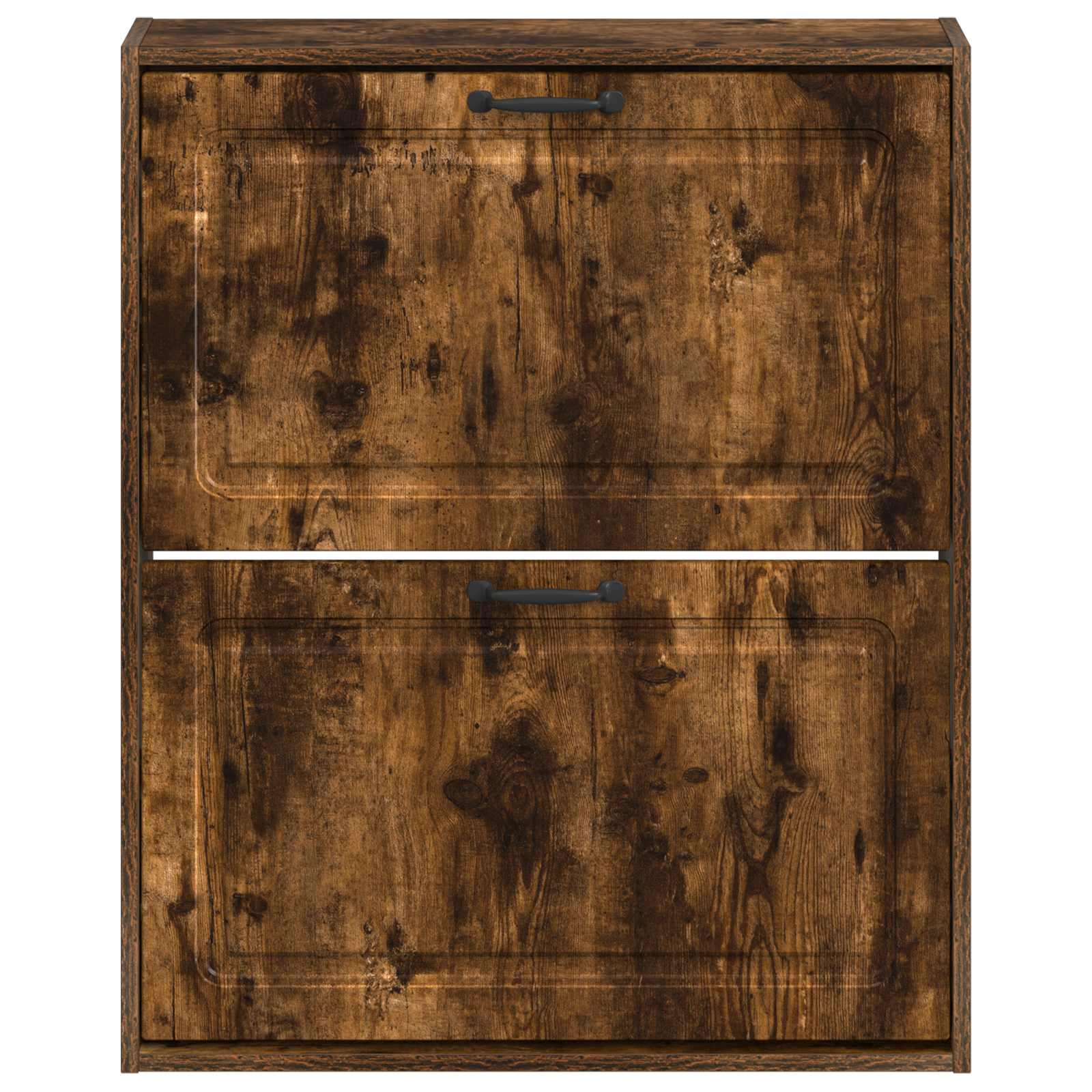 vidaXL Wisząca szafka na buty UTRECHT 71 x 17 x 86 cm Dąb wędzony