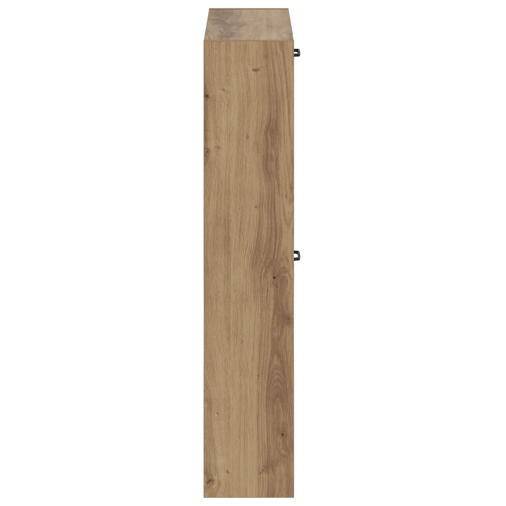 vidaXL Wisząca szafka na buty UTRECHT 71 x 17 x 86 cm Dąb artisan