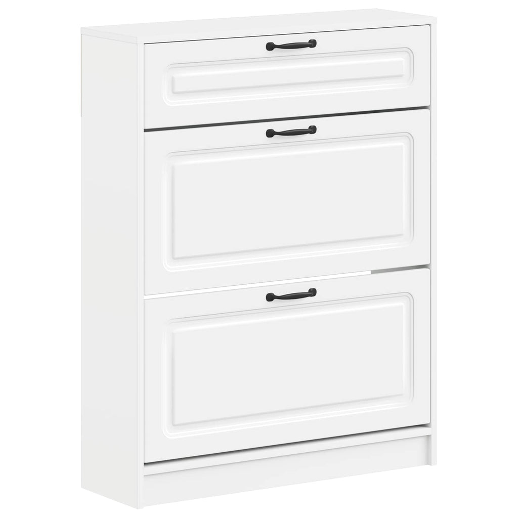 vidaXL Szafka na buty UTRECHT 78 x 24 x 100 cm Drewno inżynieryjne