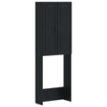 vidaXL Szafka toaletowa UTRECHT Czarny 66 x 25,5 x 190 cm