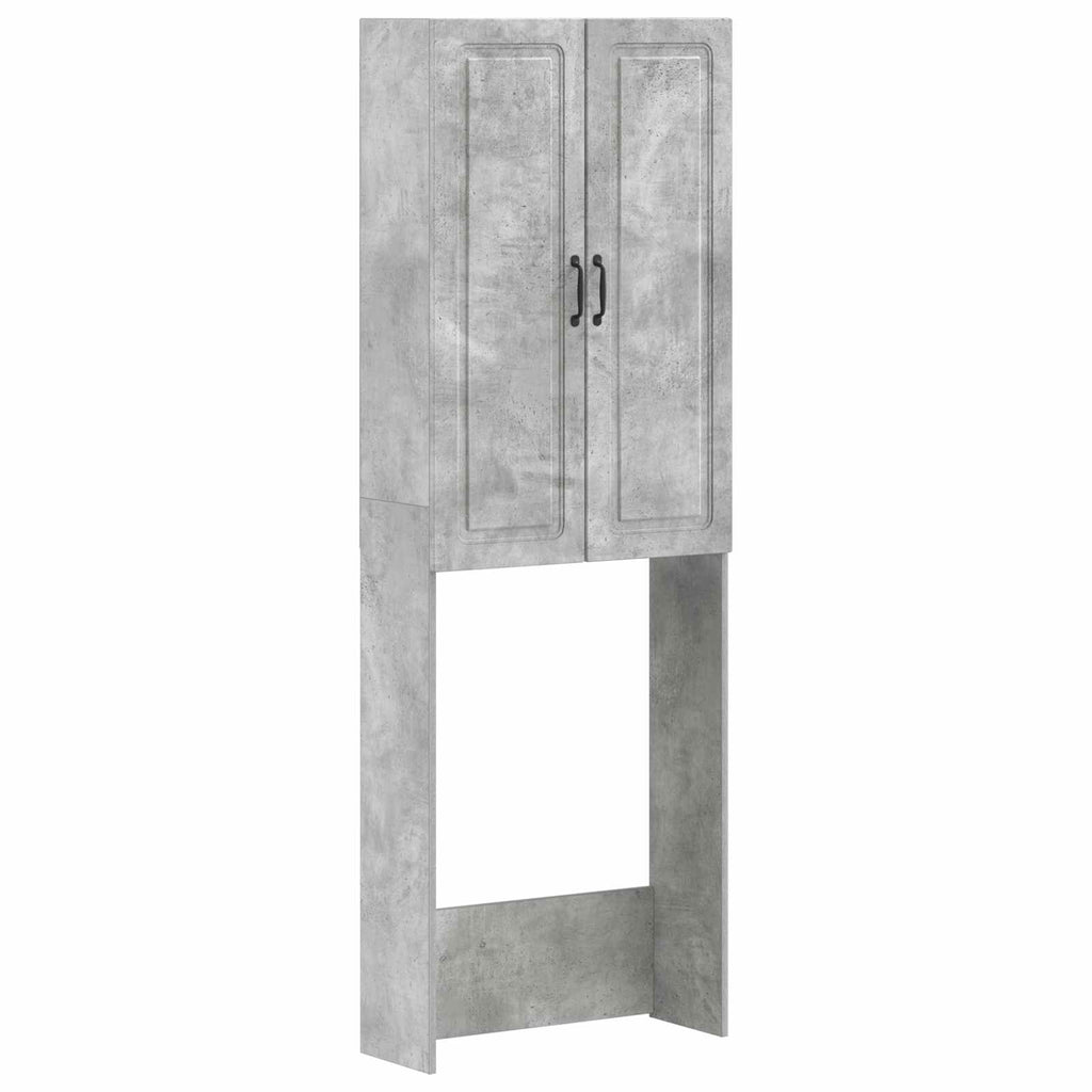 vidaXL Szafka toaletowa UTRECHT Betonowy szary 66 x 25,5 x 190 cm