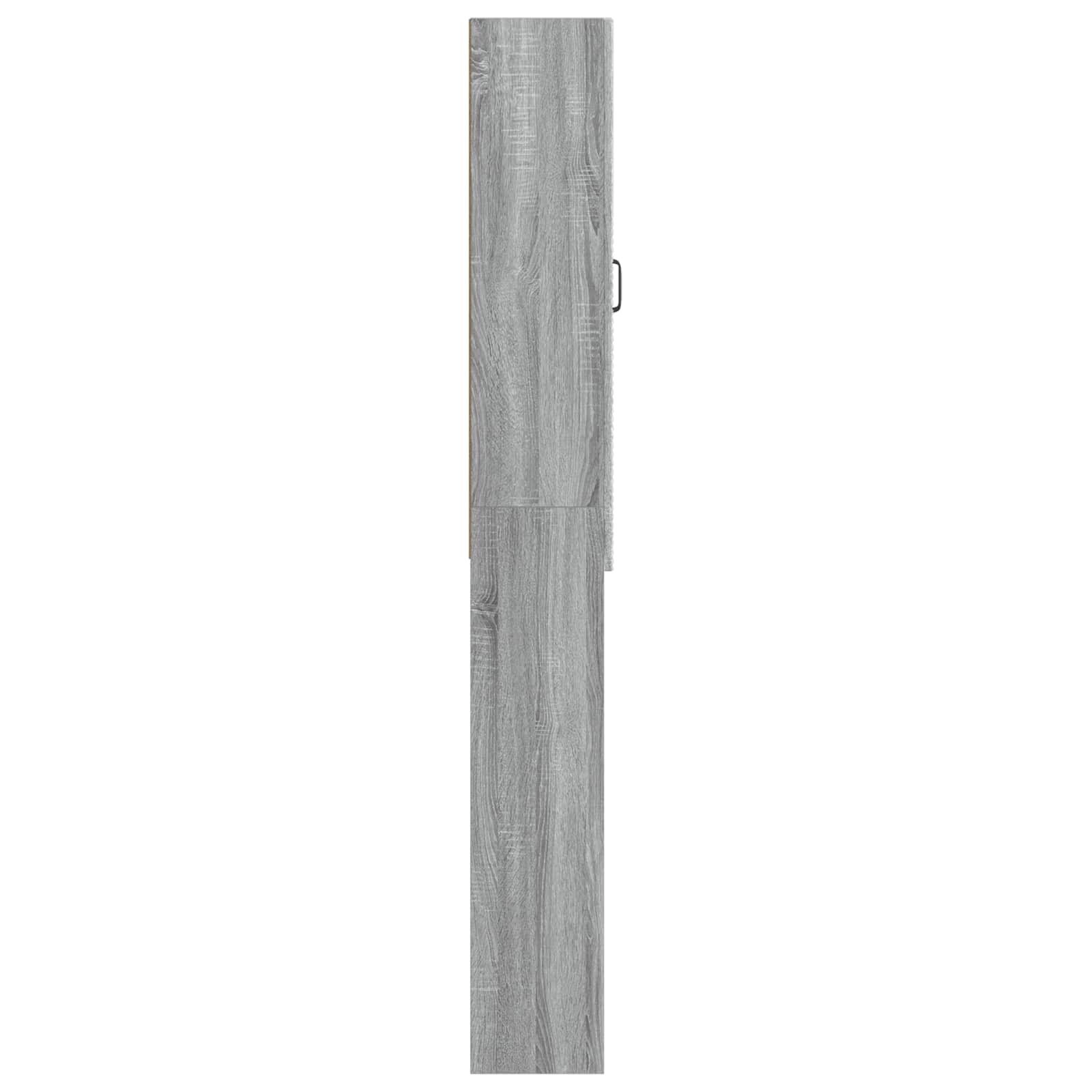 vidaXL Szafka toaletowa UTRECHT Szary Sonoma 66 x 25,5 x 190 cm