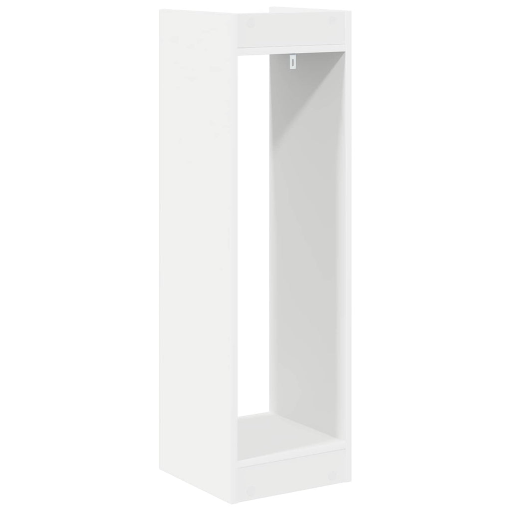 vidaXL Stojak na rośliny Biały 30 x 30 x 100 cm Drewno inżynieryjne