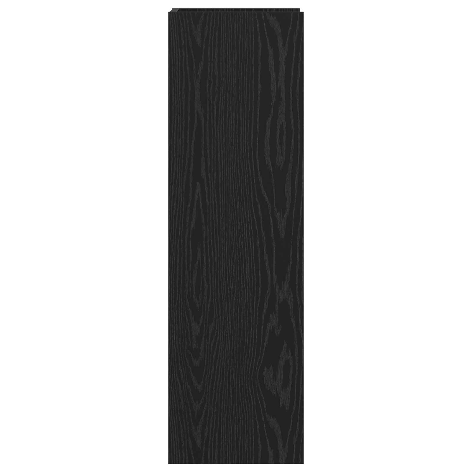 vidaXL Stojak na rośliny z półką 2 pcs Czarny Dąb 30 x 30 x 100 cm