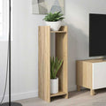 vidaXL Stojak na rośliny z półką 2 pcs Dąb Sonoma 30 x 30 x 100 cm