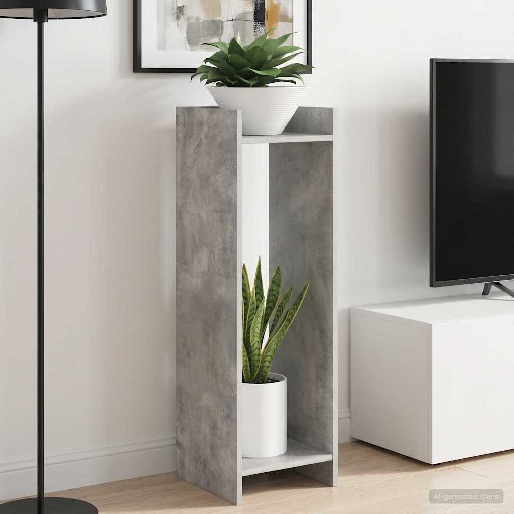 vidaXL Stojak na rośliny Betonowy Szary 30 x 30 x 100 cm