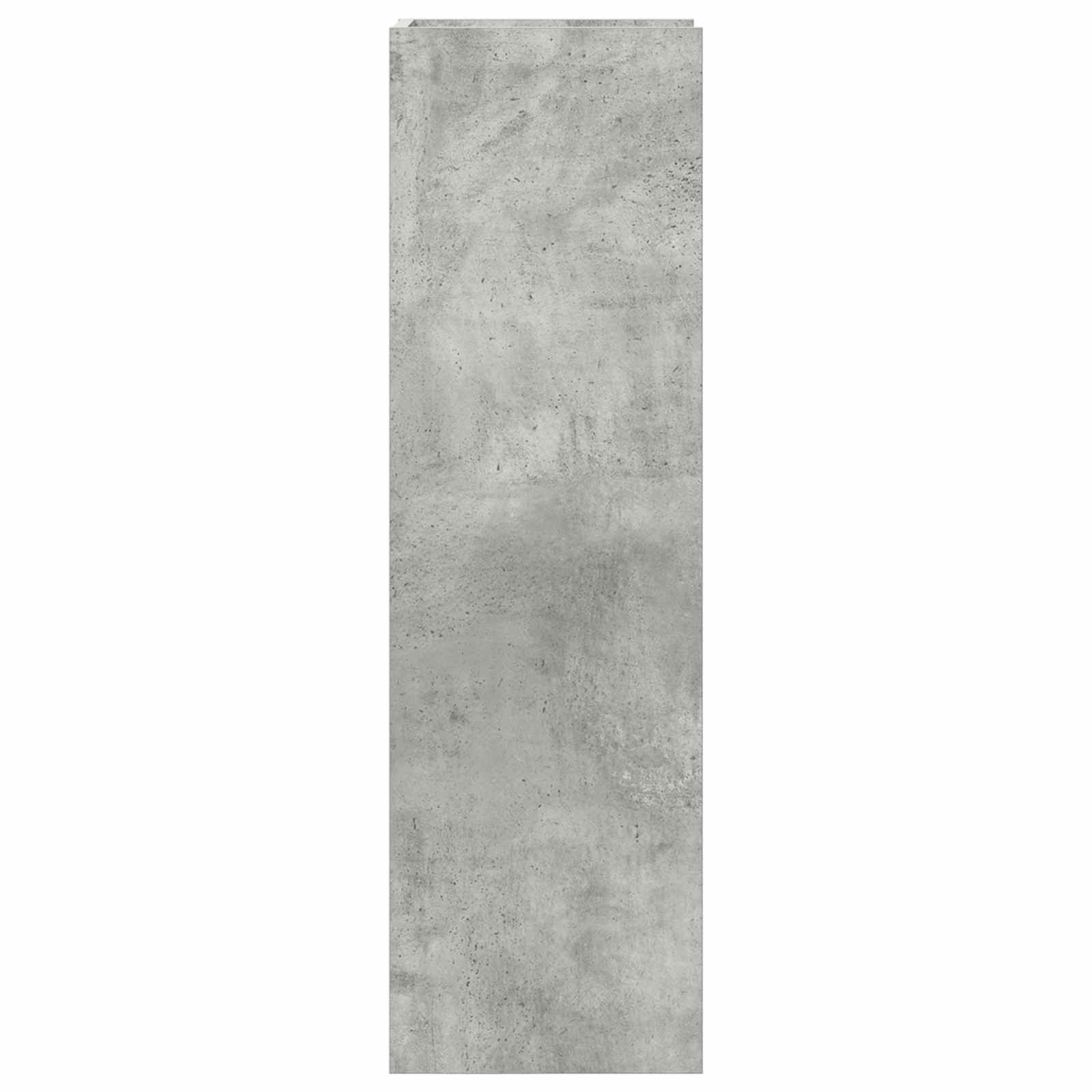 vidaXL Stojak na rośliny z półką Betonowy Szary 30 x 30 x 100 cm