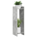 vidaXL Stojak na rośliny z półką 2 pcs Betonowy Szary 30 x 30 x 100 cm
