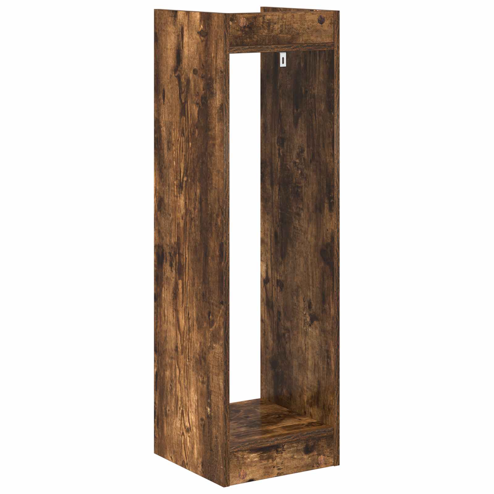 vidaXL Stojak na rośliny z półką 2 pcs Dąb Wędzony 30 x 30 x 100 cm
