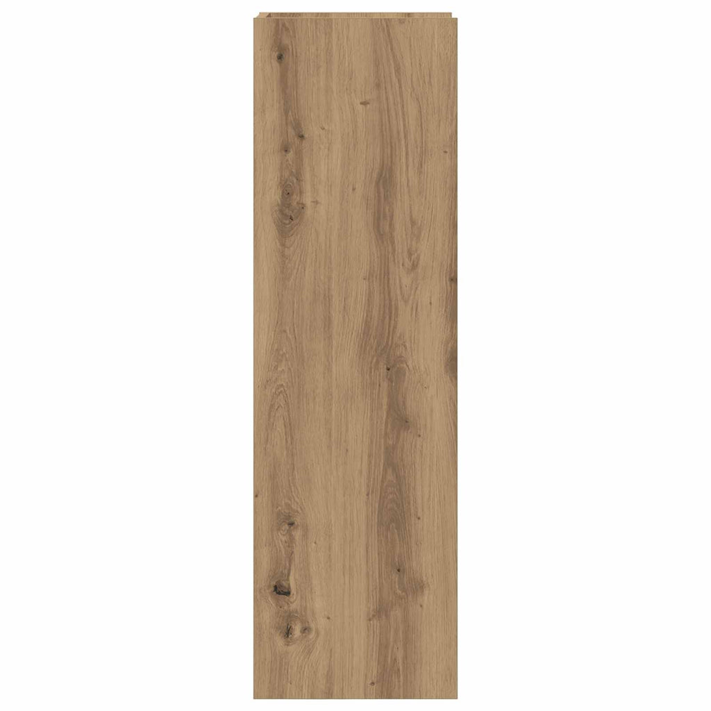 vidaXL Stojak na rośliny z półką Dąb Rzemieślniczy 30 x 30 x 100 cm