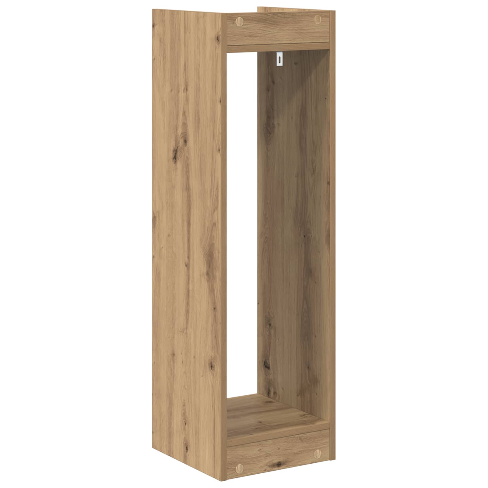 vidaXL Stojak na rośliny 2 pcs Dąb Rzemieślniczy 30 x 30 x 100 cm